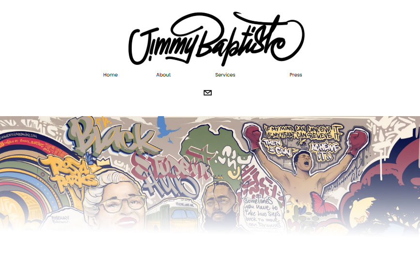 Jimmy Baptiste's Website Thumbnail