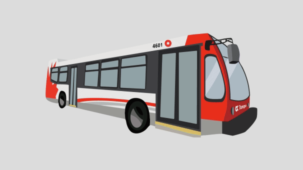 Bus morphing animation