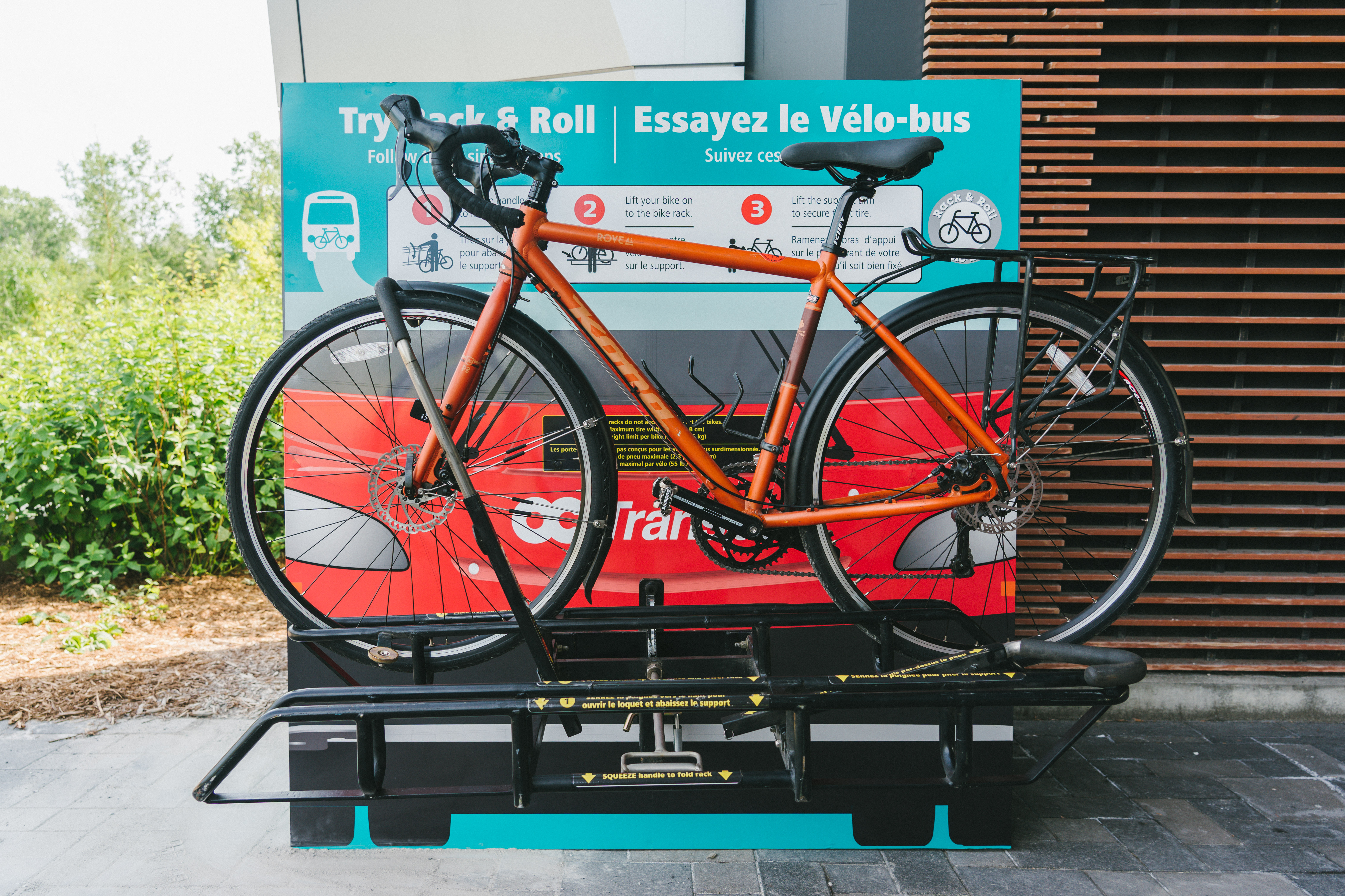 Image - New Rack & Roll practice bike rack at Hurdman Station