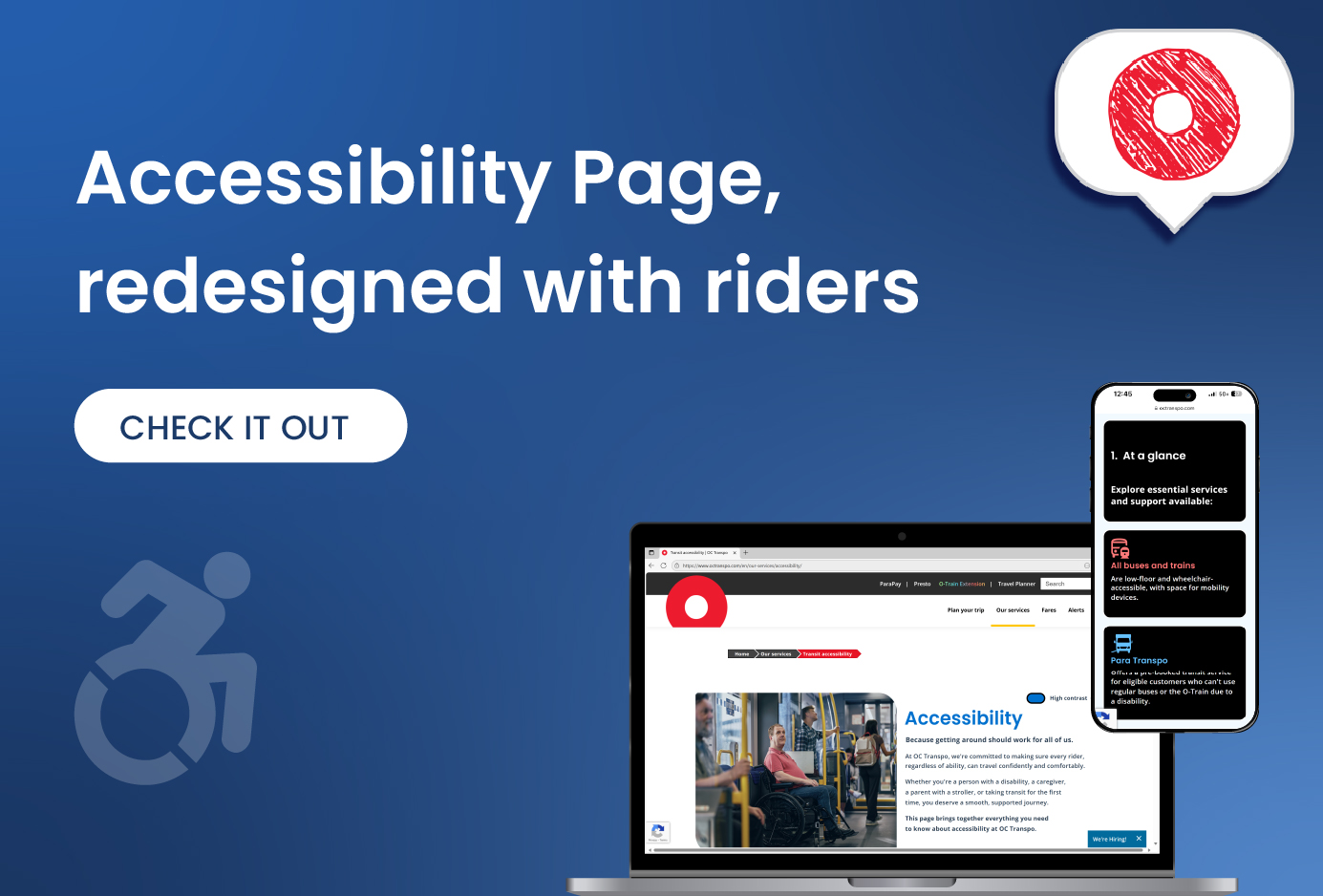 Image - An accessibility page <em>that doesn’t get in your way</em>