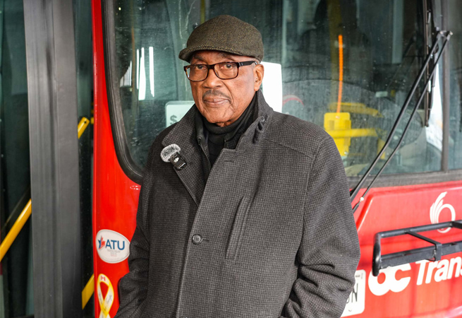 Image - Driving change: The legacy of Winston Cumberbatch, OC Transpo’s first Black bus operator