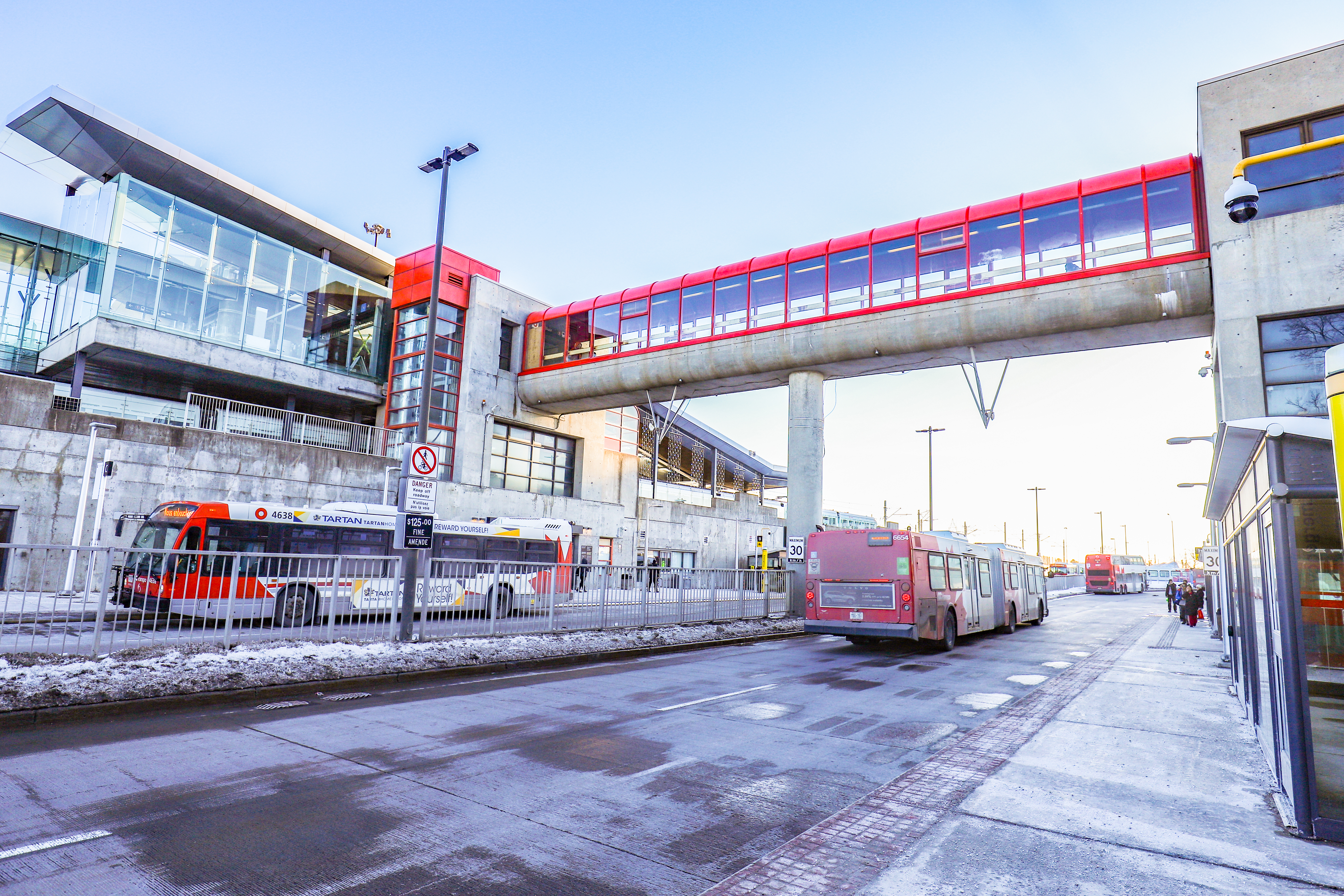 Image - Don’t stray onto the bus roadway!