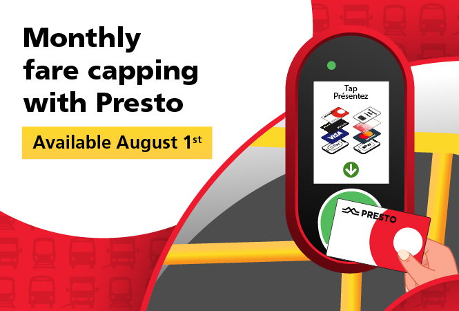Image - Monthly fare capping with Presto available August 1