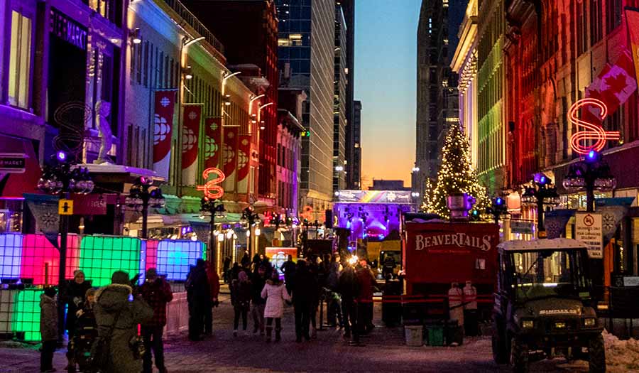 Elgin Street at Sparks Street area in downtown Ottawa
