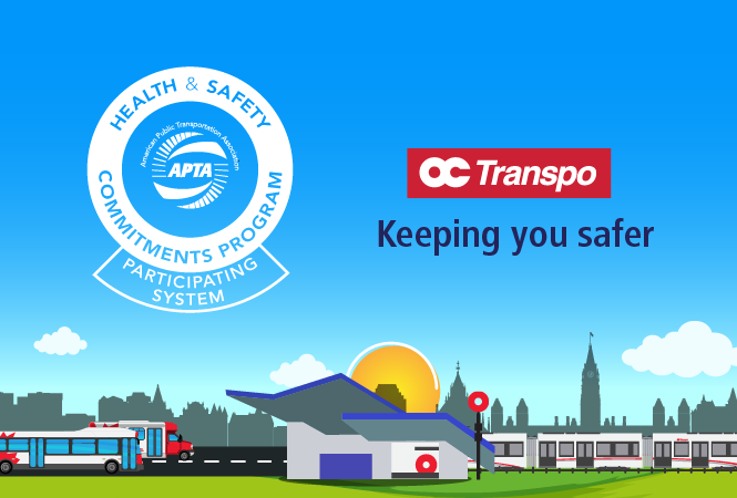 Image - OC Transpo first Canadian transit agency to join APTA’s Health and Safety Commitments Program