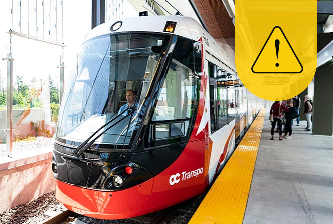 Image - Fermetures partielles de la Ligne 1 de l’O Train en raison de travaux d’entretien : du 5 au 19 juin