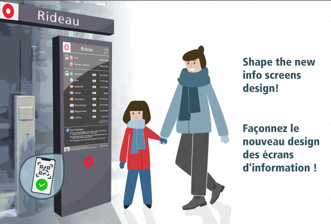 Image - Feedback on our new transit info screens!