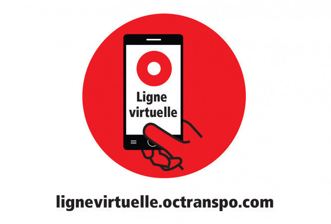 Image - Ligne virtuelle – Les services d’OC Transpo sans la file d’attente