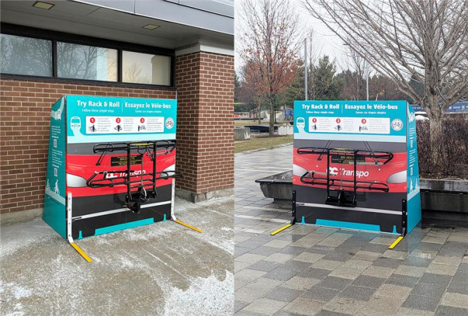 Image - 🚲Rack & Roll practice bike racks are on the move – Now at two locations across the city!