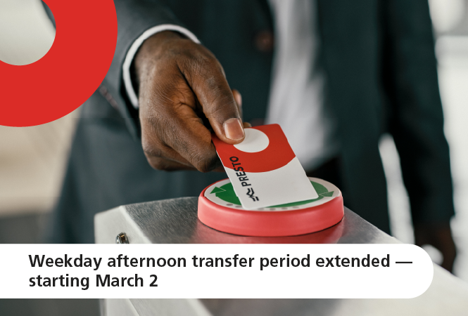 Image - Changes coming to weekday afternoon transfer times