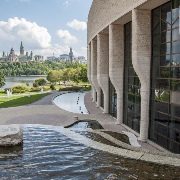 Canadian Museum of History exterior view in Gatineau